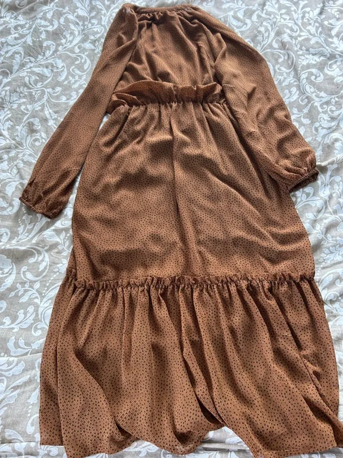 Robe longue marron - photo numéro 2