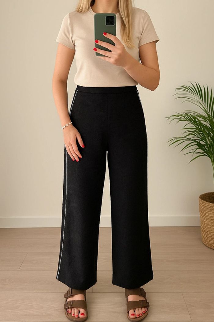 Pantalon large motif cachemire Maje – Taille 34