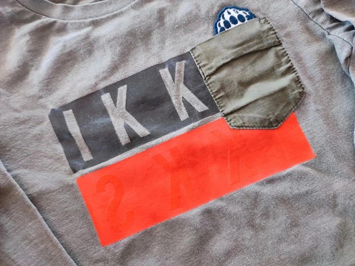 Lot de 2 t shirt ML IKKS 4 ans - photo numéro 2