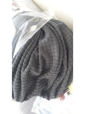 Housse de canapé 2 places imperméable gris anthracite
