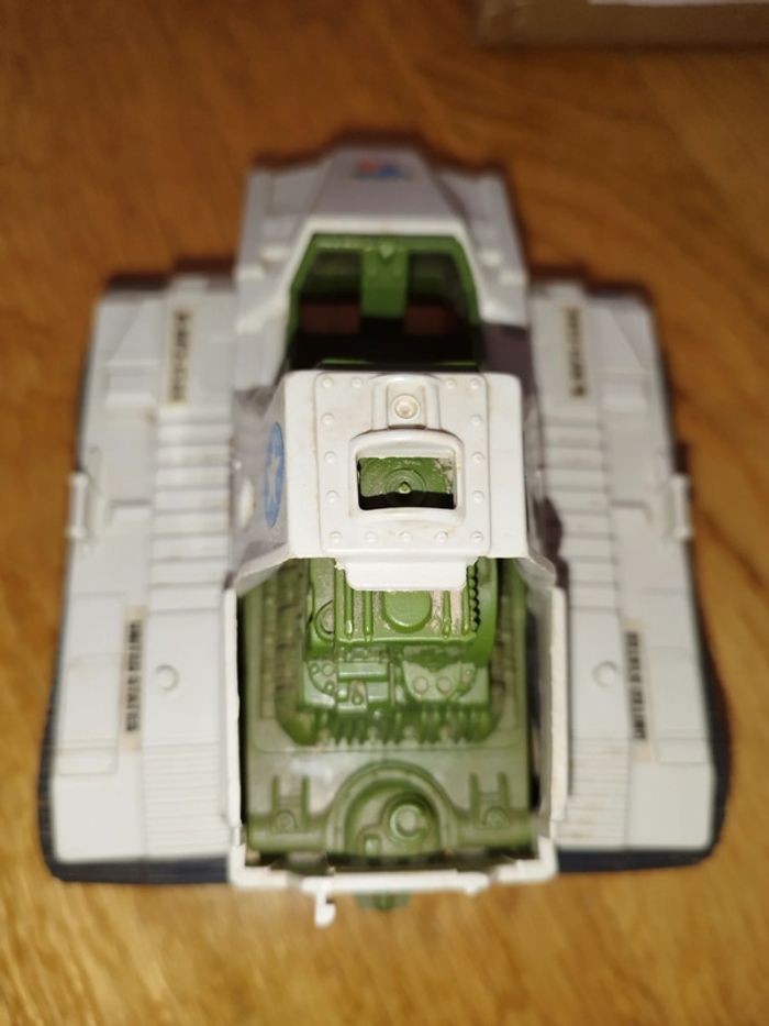 GI Joe 1986 SGT Slaughter Triple-T TANK Vehicle Part Estrela Action Force Figure - photo numéro 3
