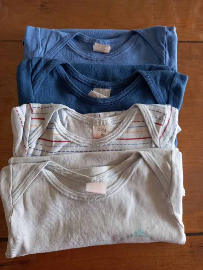 Lot de 4 bodies manches longue