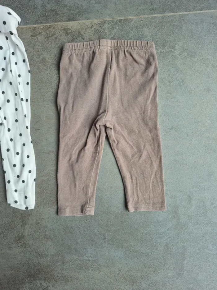 Lot 4 leggings 6 mois fille - photo numéro 7