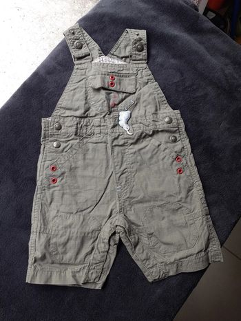 Salopette short garçon 6 mois Sergent Major