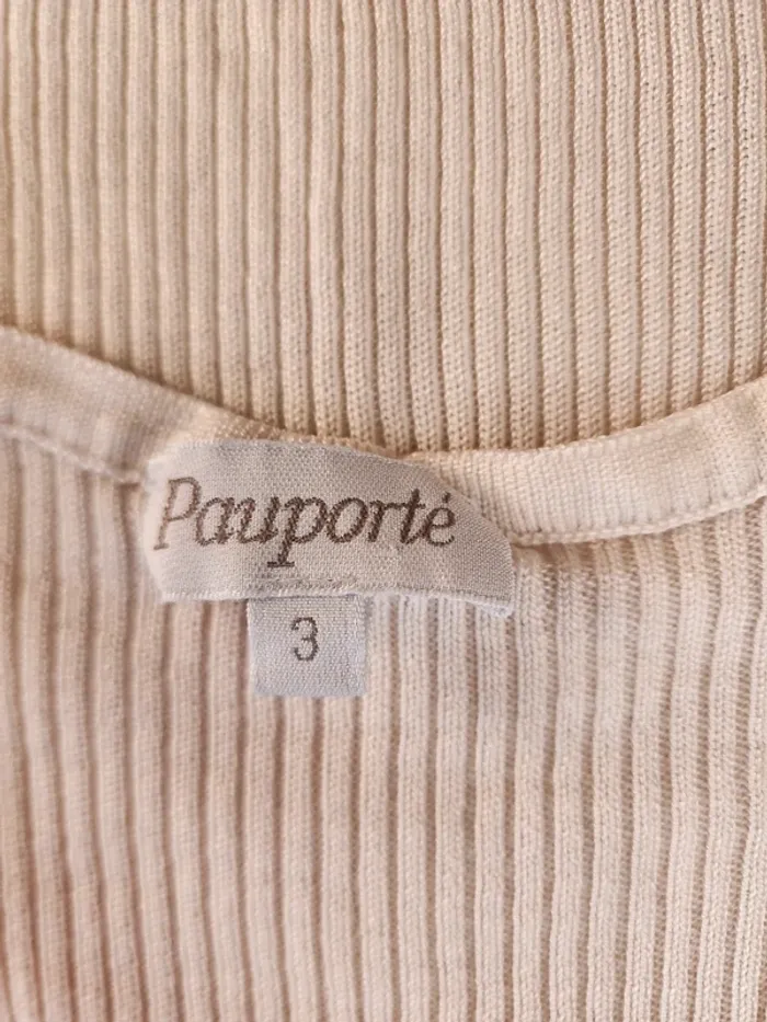 🌸Tshirt MC Blanc Pauporté Taille 40🌸 - photo numéro 5
