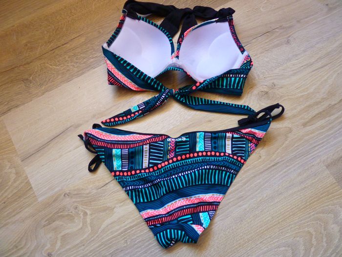 Maillot de bain femme decathlon 2 pièces ensemble TBE M 38 - photo numéro 3