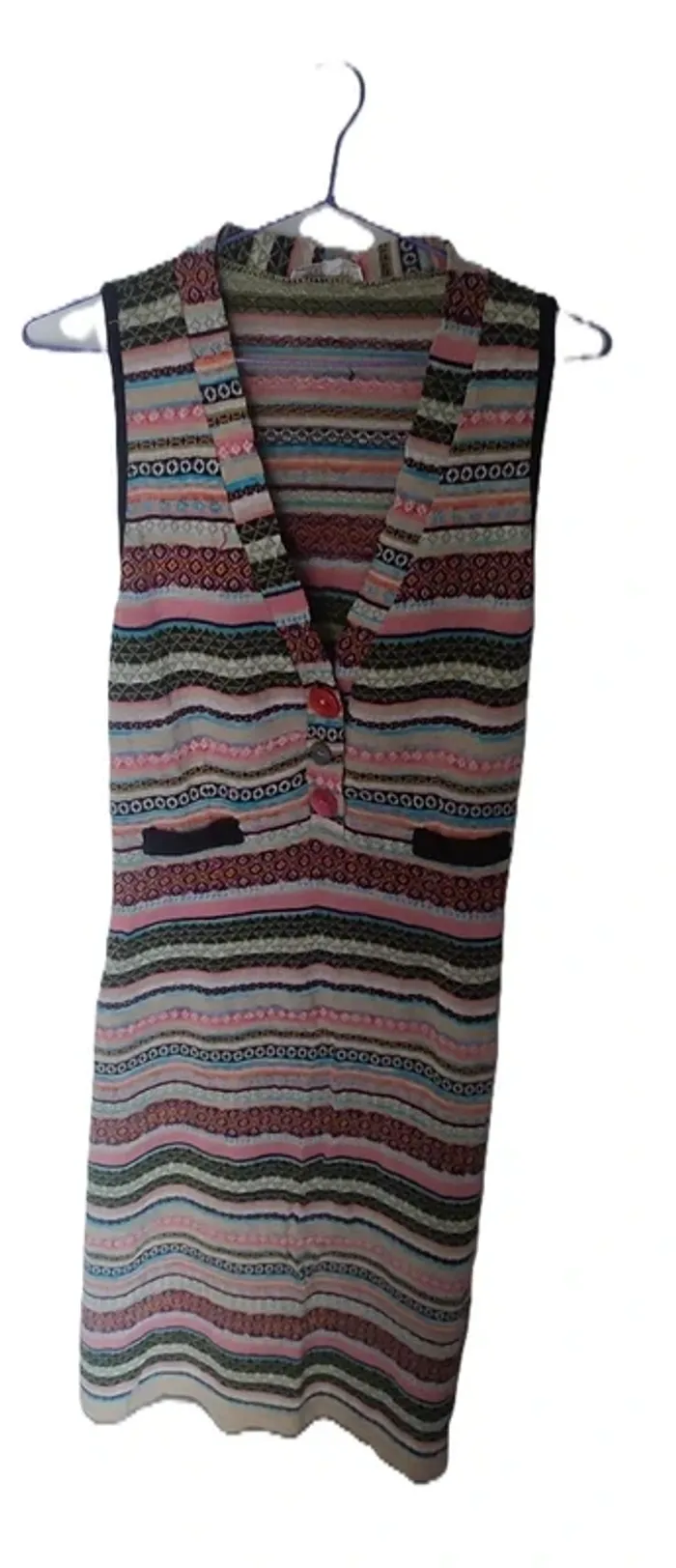 👗 Robe sans manches Kookaï multicolore – Taille 3 - photo numéro 4