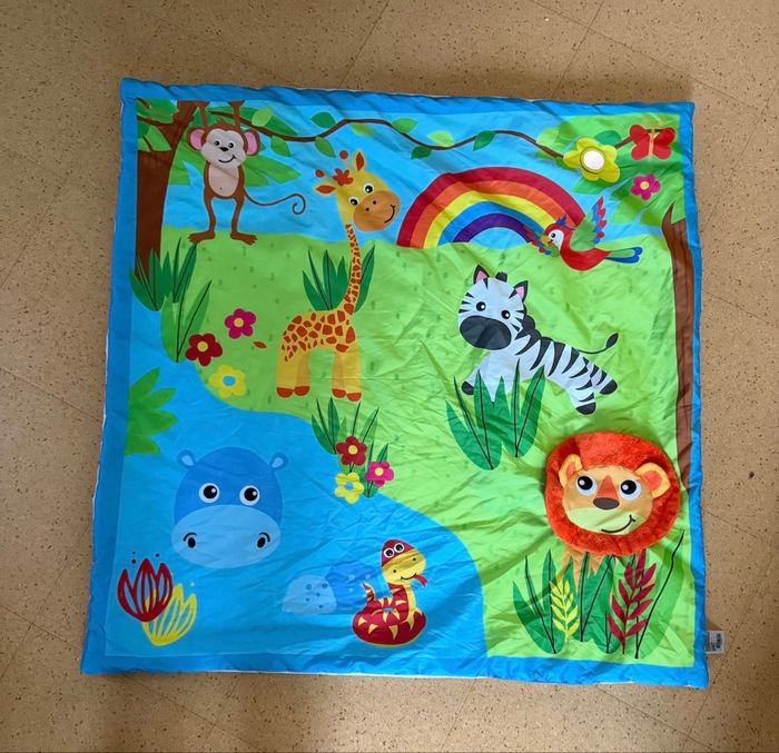 Tapis de sol bébé animaux de la savane