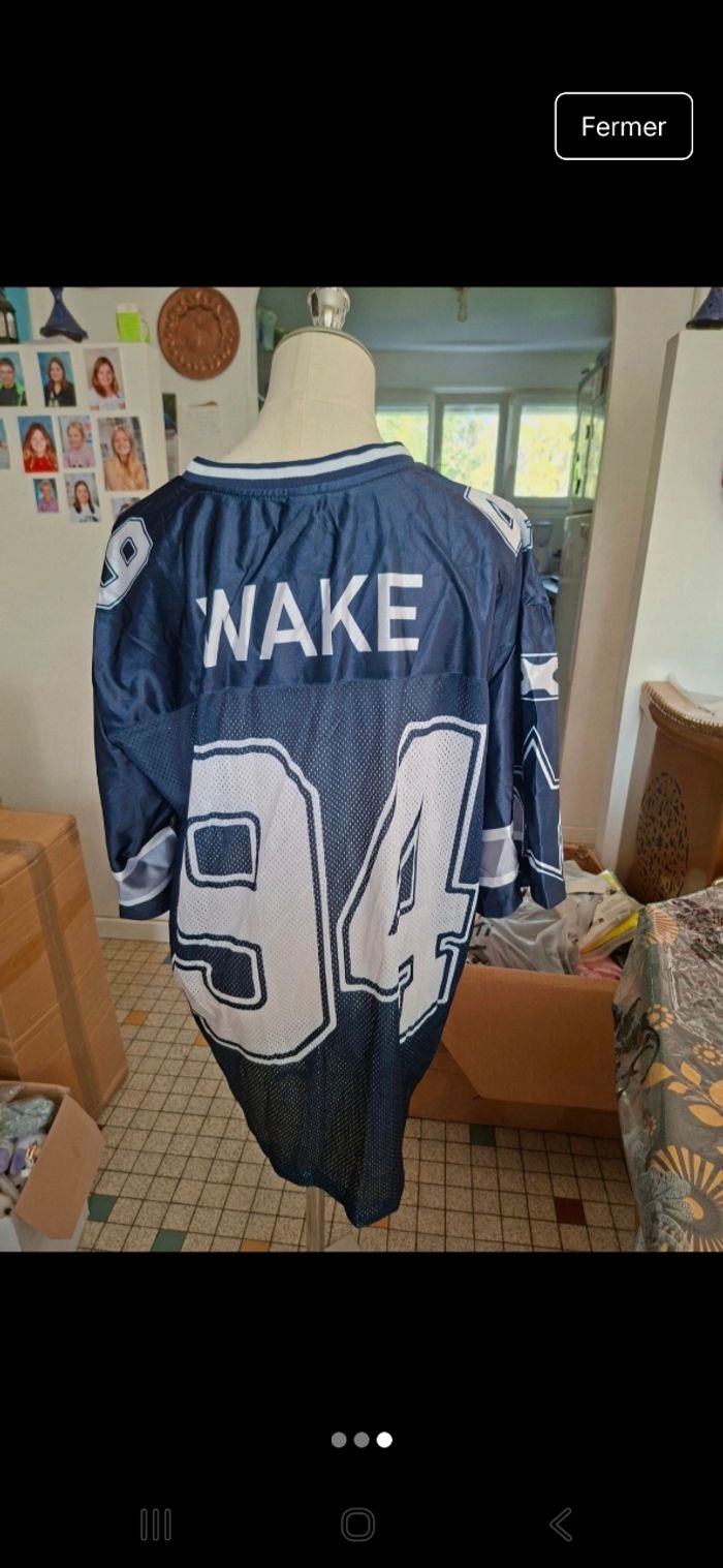 Maillot bleu neuf femme ou homme taille 40 marque manfinity - photo numéro 3