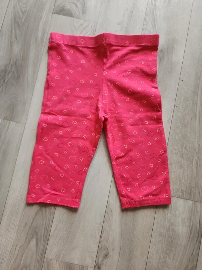 Corsaire coeurs fushia 2 ans