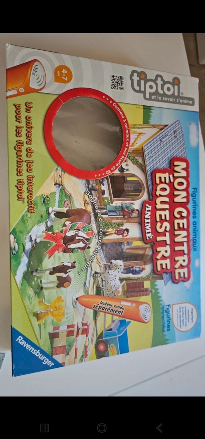 Jeu tiptoi centre équestre