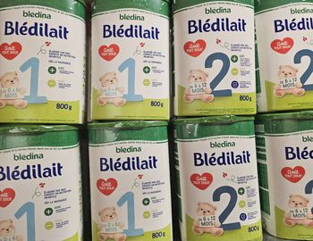 Blédilait lot de 4 boîtes de lait