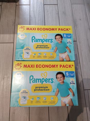 Couches Pampers premium protection taille 5