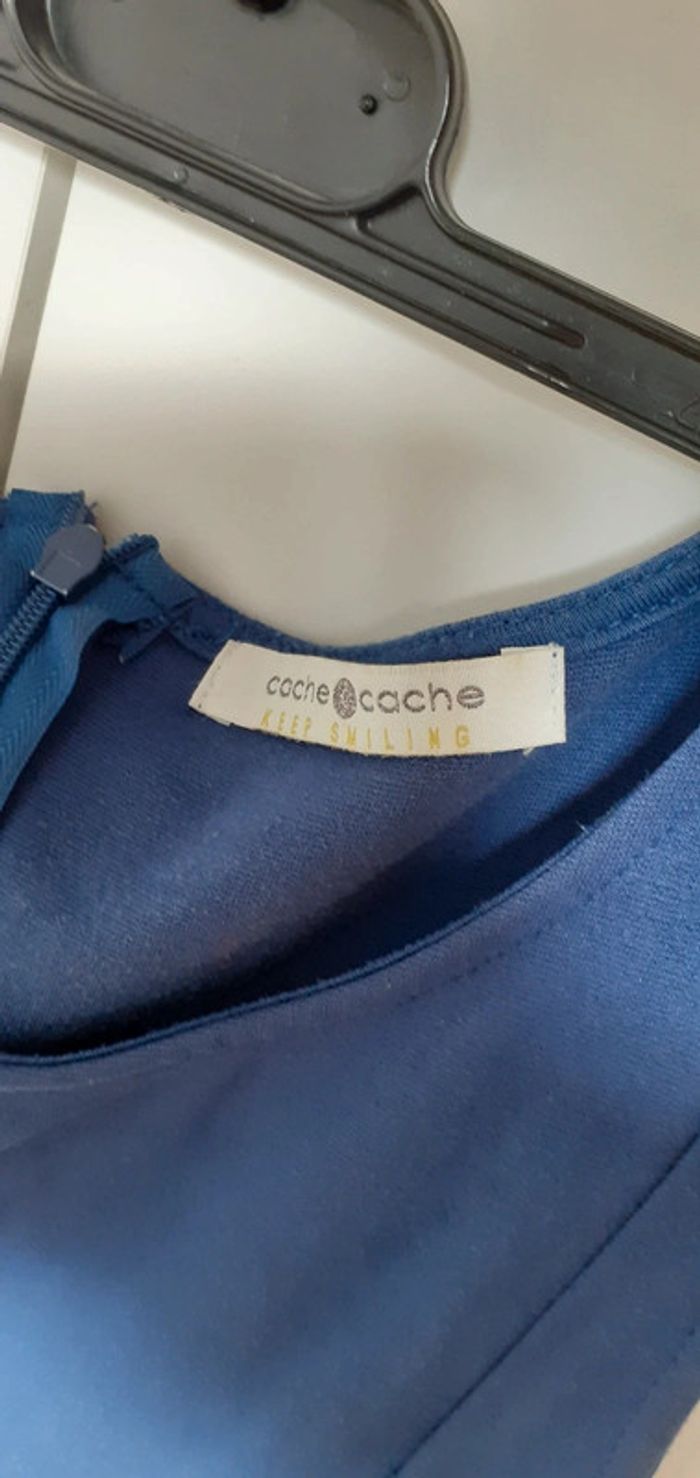Robe bleu électrique noir - photo numéro 4
