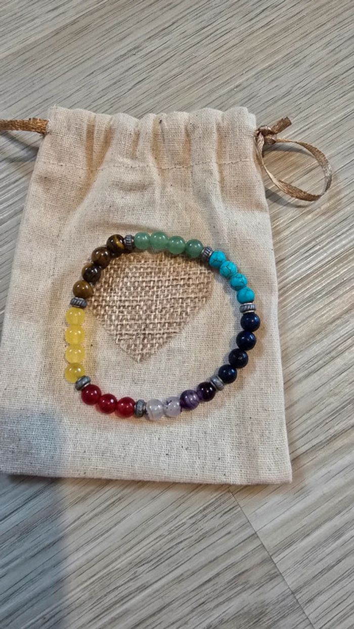 Bracelet 7 chakras - photo numéro 2
