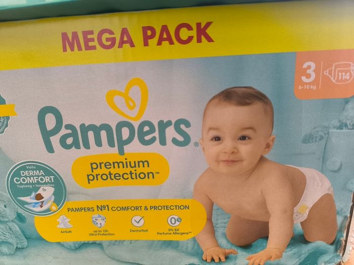 Pampers premium taille 3 2 cartons - photo numéro 2