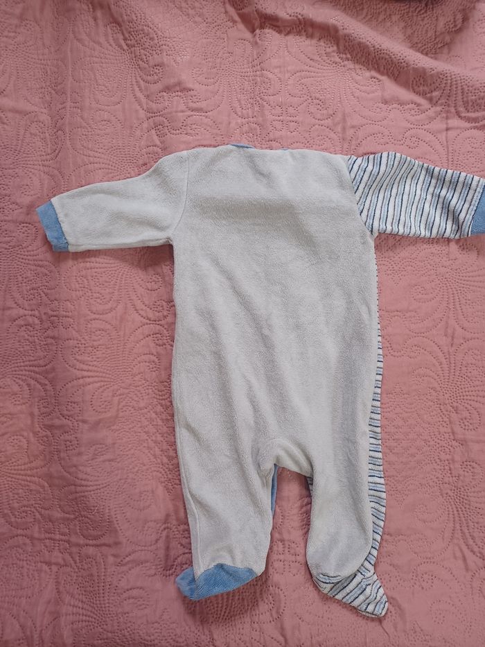 Pyjama velour bébé Taille 3 mois influx - photo numéro 2