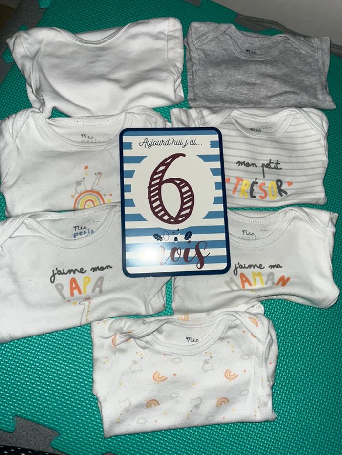 Lot body mes petit cailloux 6M - photo numéro 6