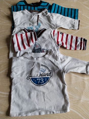 Lot T-shirts manches longues