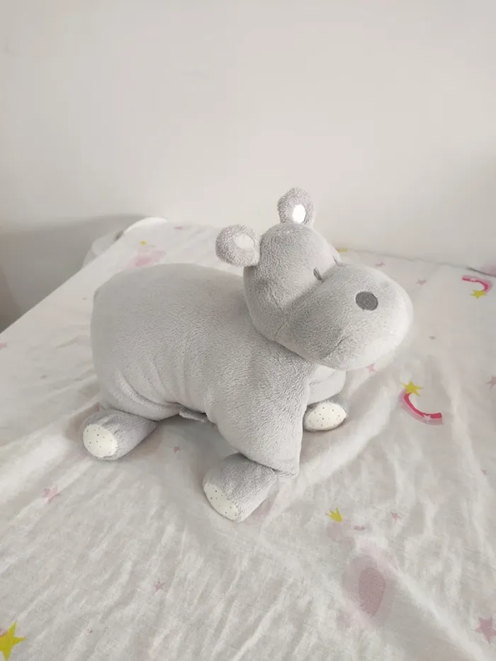 Peluche Hippopotame (coussin) - photo numéro 2