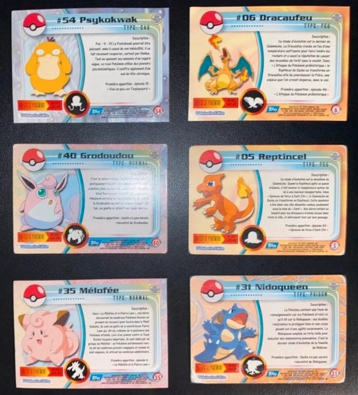 Lots cartes Pokémon Topps - photo numéro 2
