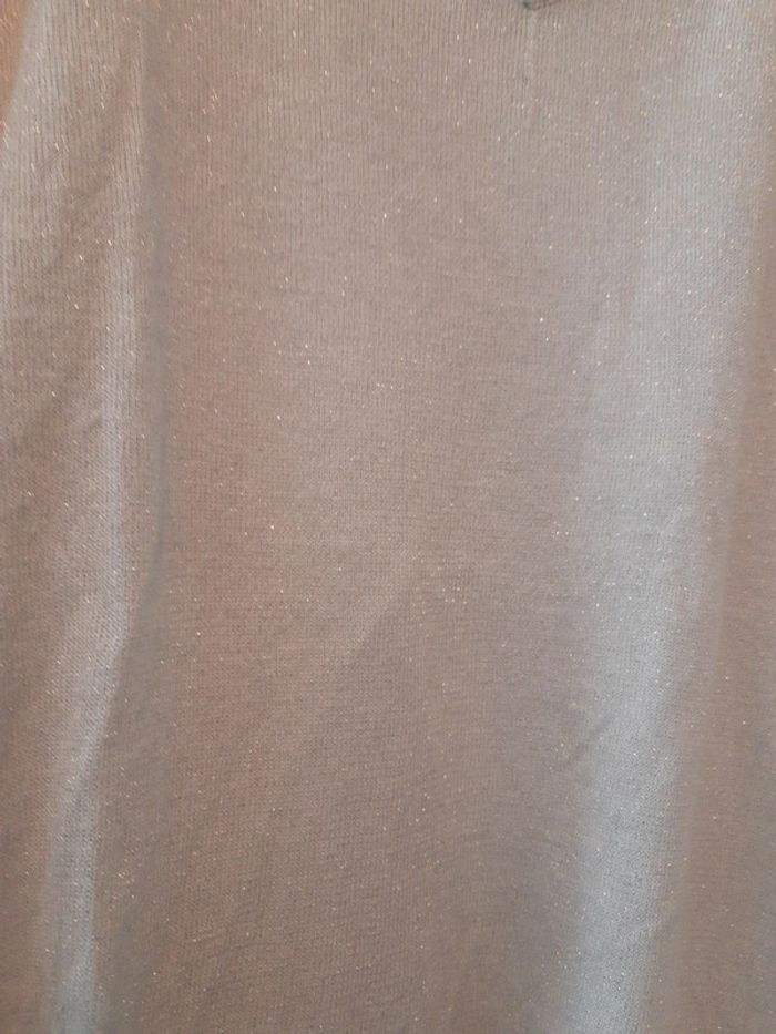 Pull fin pailleté blanc julie - photo numéro 2