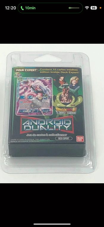 Deck de cartes Dragon Ball Super Android Quality scellé