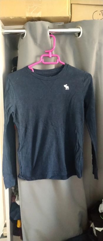 Tee shirt marine logo abercrombie garçon 11 ans