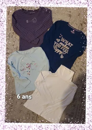 Lot t-shirts 6 ans