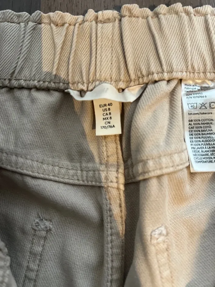 Jean beige h&m taille 40 - photo numéro 5
