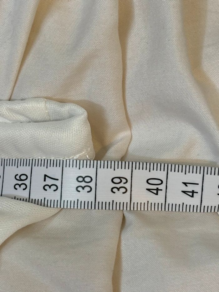 Belle robe pin up noire à pois blanc avec lacets au dos + jupon M/38 - photo numéro 12