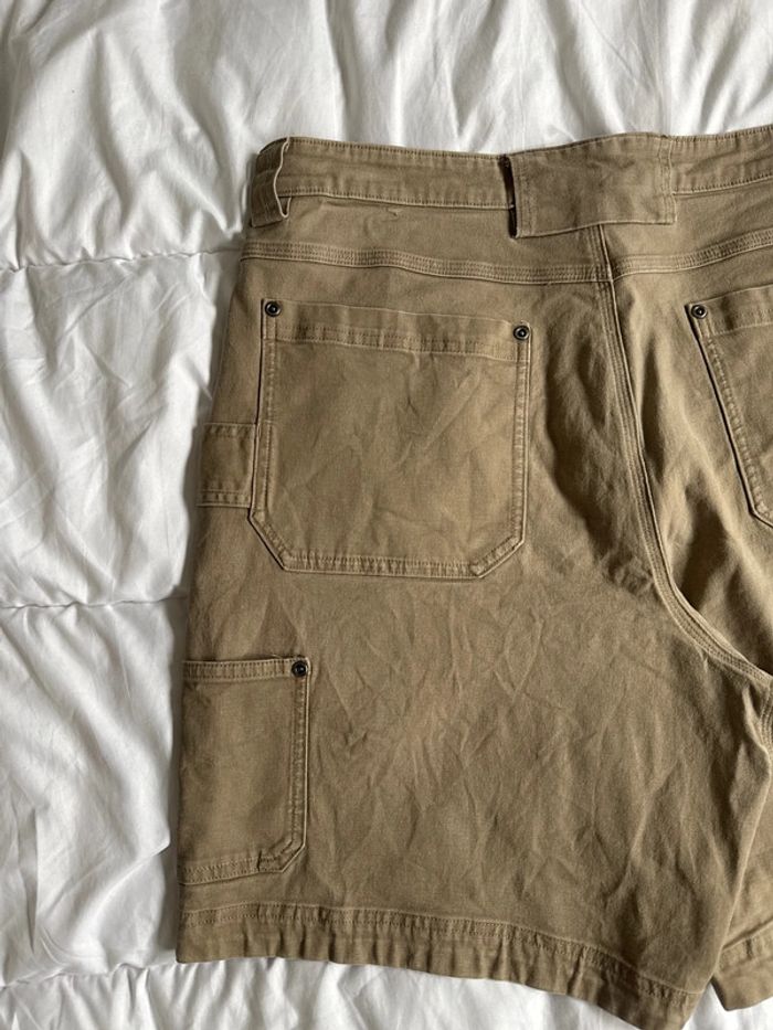 Short beige femme Duluth Trading Co – Flex Fire Hose – taille 38 - photo numéro 7