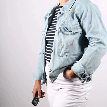 Blouson vintage 2000's en jean coton (#240628)