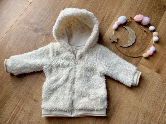 Polaire filles manches longues - 3 mois