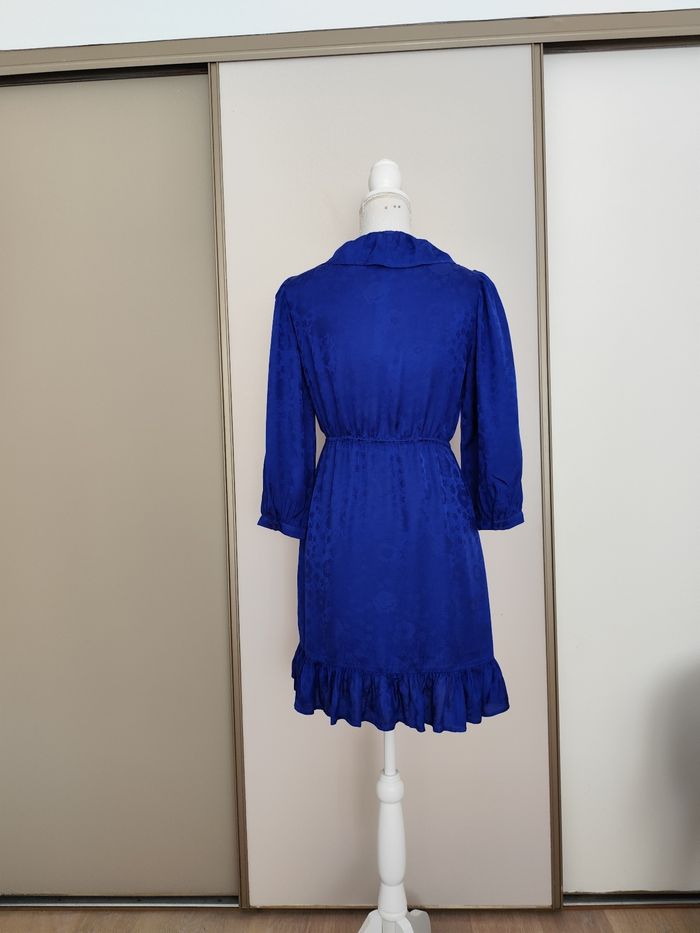 Robe Claudie Pierlot taille 36 bleu dur toutes saisons - photo numéro 6