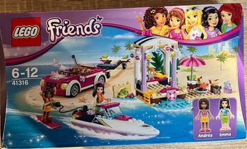 Lego  friends  41316 le transporteur de hors-bords d’Andréa