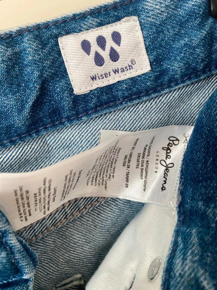 Short en jean taille haute W 25 Dua Lipa x Pepe jeans - photo numéro 10