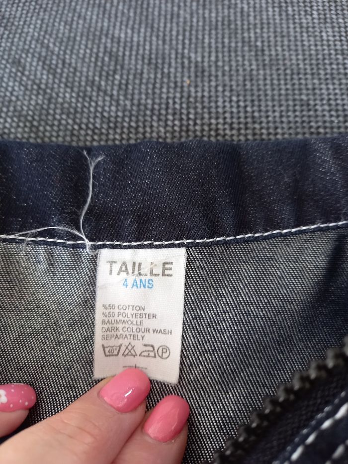 Veste en jean sans manche - photo numéro 3