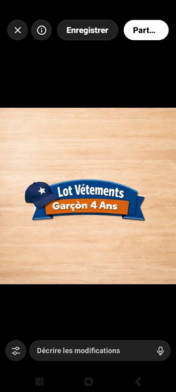 Lot vêtements garçon 4 ans