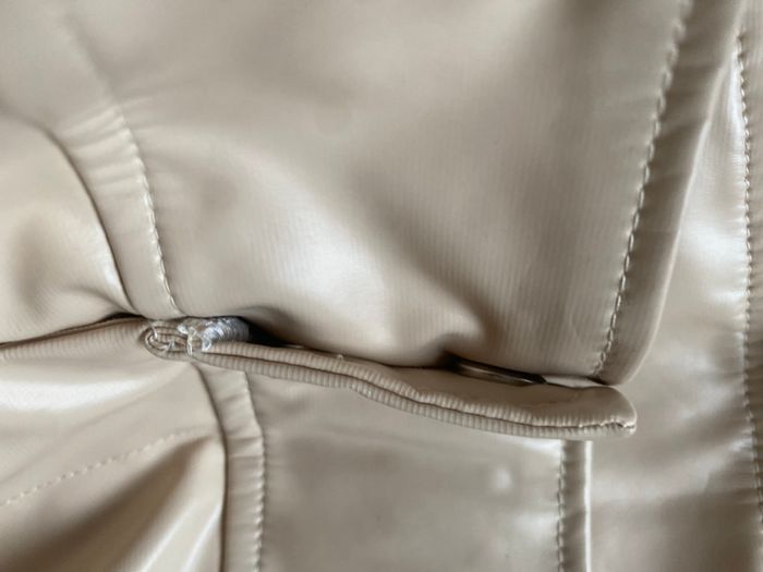 Similicuir écru état neuf Pantalon skinny Legging M - photo numéro 7