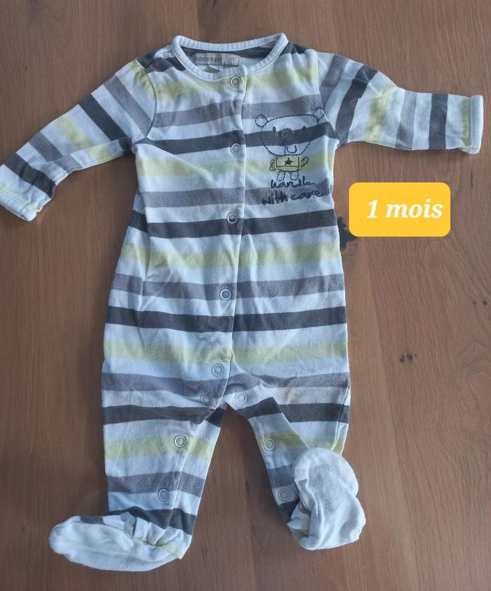 Pyjama coton 1 mois