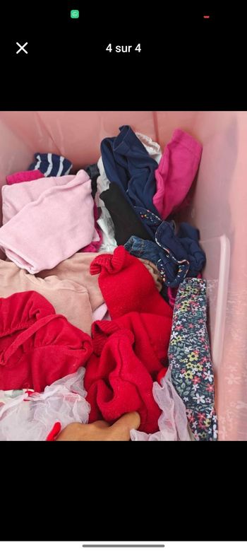 Lot vêtement bébé filles 18 mois 