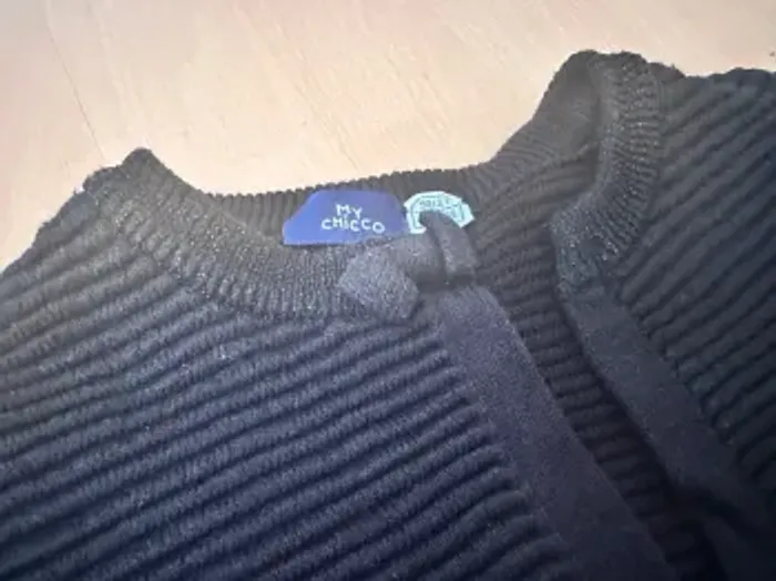 Boléro noir côtelé Chicco 2a - photo numéro 2