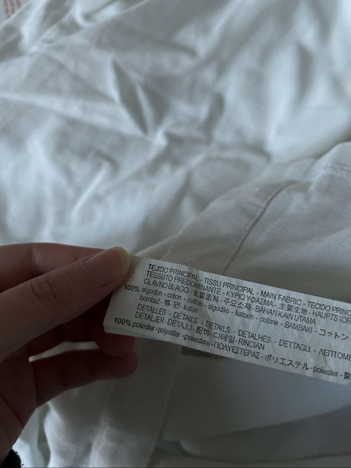 Chemise blanche unie Slim Fit Homme Zara Tailles M-L - photo numéro 7