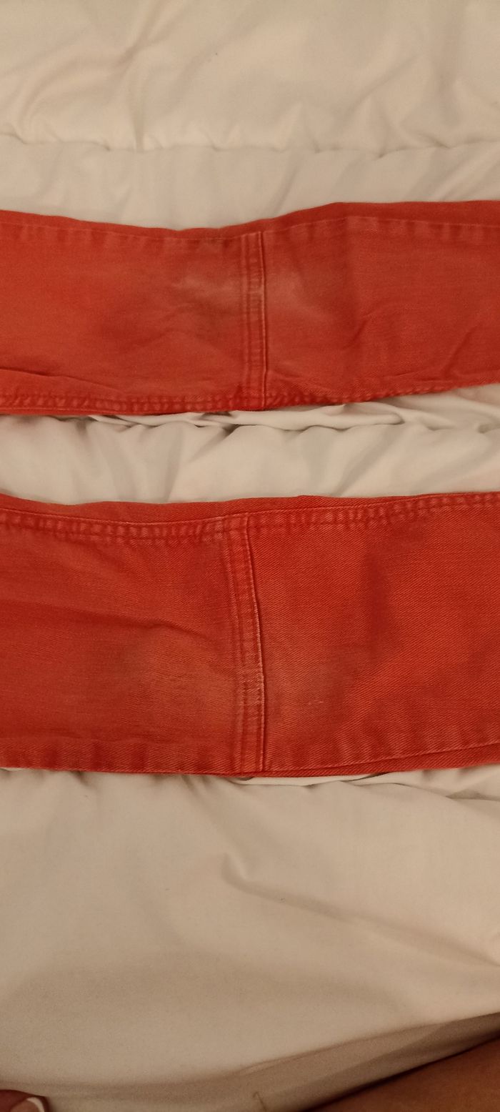 Jean rouge orangé - photo numéro 2