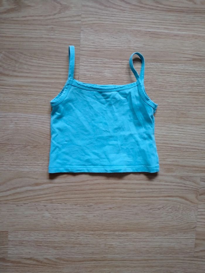 Débardeur court. Bleu. Sergent major
Taille 3 ans