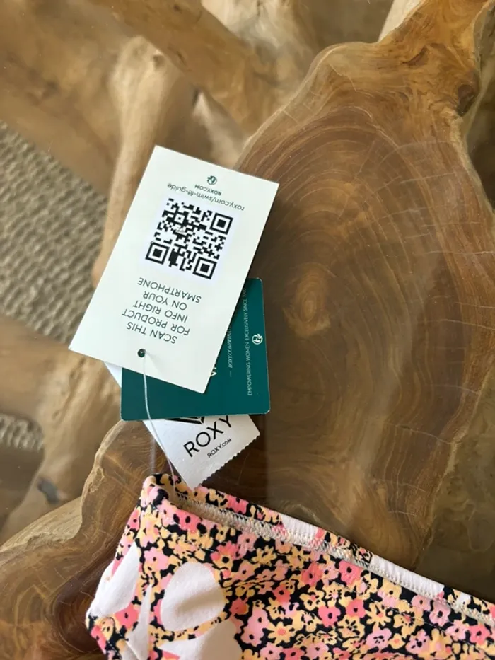 Bas de maillot de bain Roxy fleur rose clair M femme - photo numéro 7