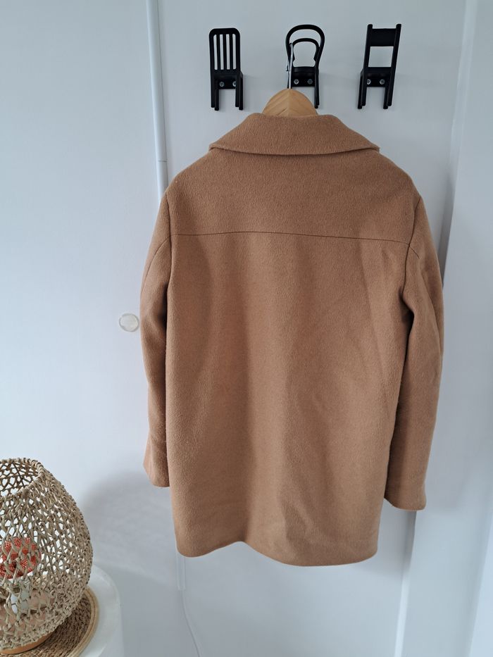 Manteau mi long beige - photo numéro 3