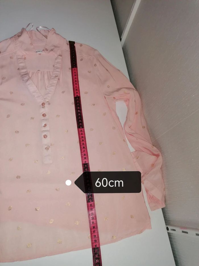 Blouse rose pastel 36 Cache Cache - photo numéro 10