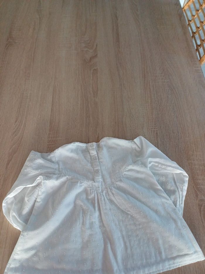Blouse blanche 36m broderie - photo numéro 6